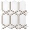 Msi Royal Link SAMPLE Polished Marble Mesh-Mounted Mosaic Tile ZOR-MD-0267-SAM - alternate 1